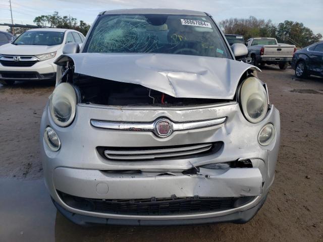 ZFBCFABH6EZ026807 - 2014 FIAT 500L EASY SILVER photo 5