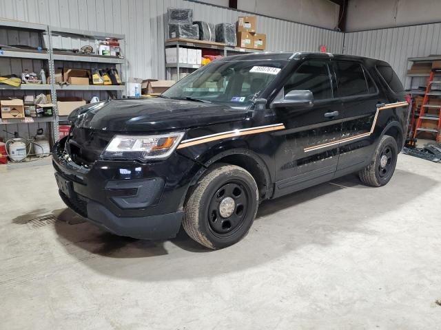 1FM5K8AR8JGA83323 - 2018 FORD EXPLORER POLICE INTERCEPTOR BLACK photo 1