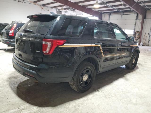 1FM5K8AR8JGA83323 - 2018 FORD EXPLORER POLICE INTERCEPTOR BLACK photo 3