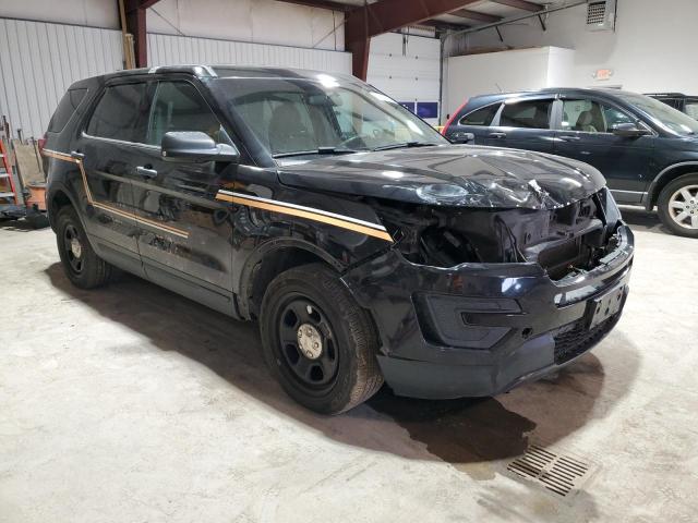 1FM5K8AR8JGA83323 - 2018 FORD EXPLORER POLICE INTERCEPTOR أسود صورة 4