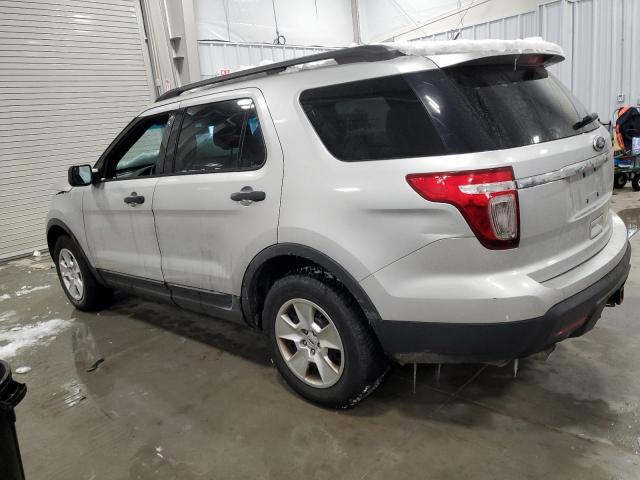 1FM5K8B84EGA53263 - 2014 FORD EXPLORER SILVER photo 2