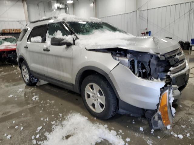 1FM5K8B84EGA53263 - 2014 FORD EXPLORER SILVER photo 4