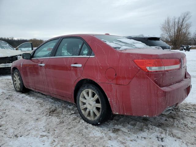 3LNHL2GC1CR827172 - 2012 LINCOLN MKZ RED photo 2