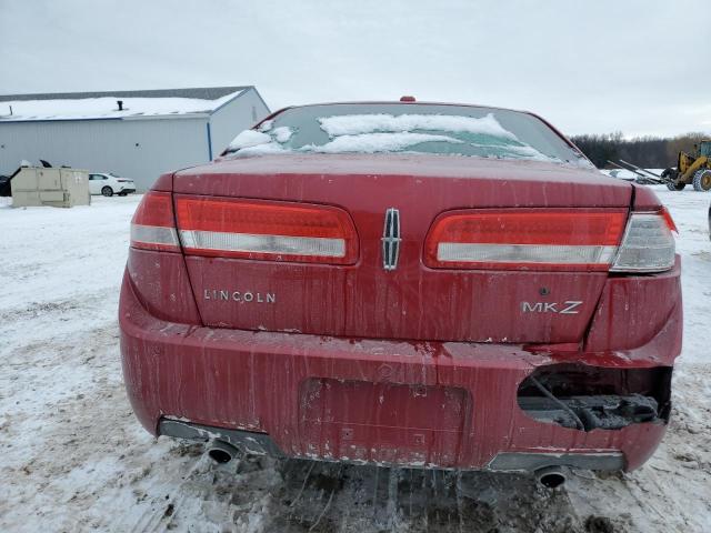 3LNHL2GC1CR827172 - 2012 LINCOLN MKZ RED photo 6