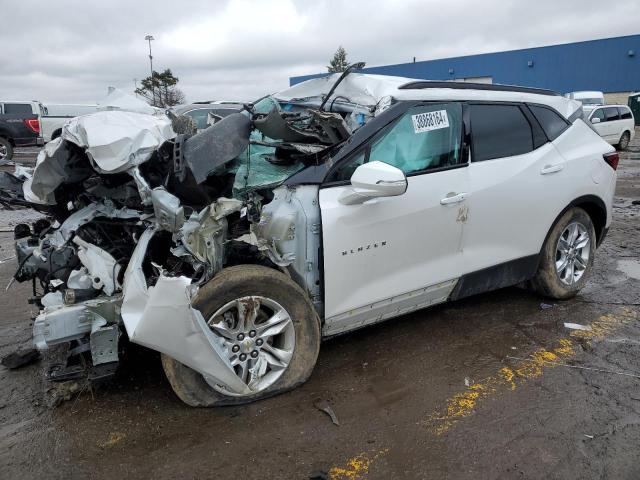 3GNKBHR46NS130671 - 2022 CHEVROLET BLAZER 2LT WHITE photo 1