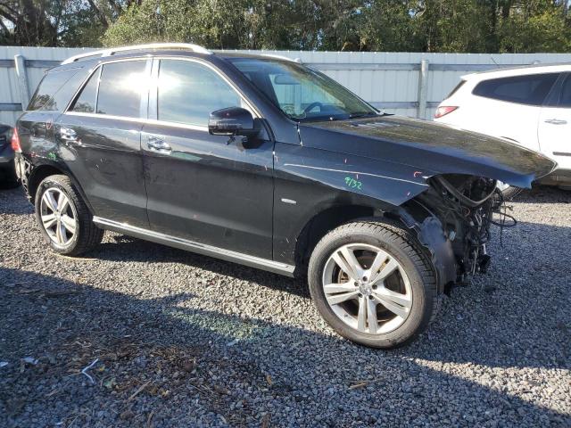 4JGDA5HB6CA067391 - 2012 MERCEDES-BENZ ML 350 4MATIC BLACK photo 4