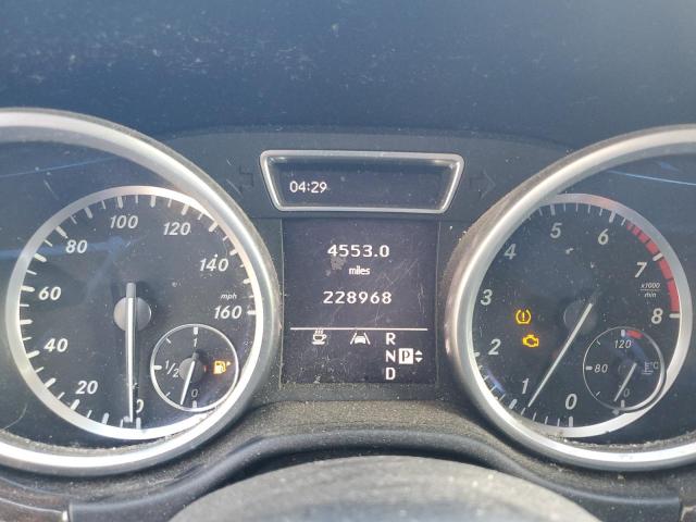 4JGDA5HB6CA067391 - 2012 MERCEDES-BENZ ML 350 4MATIC BLACK photo 9