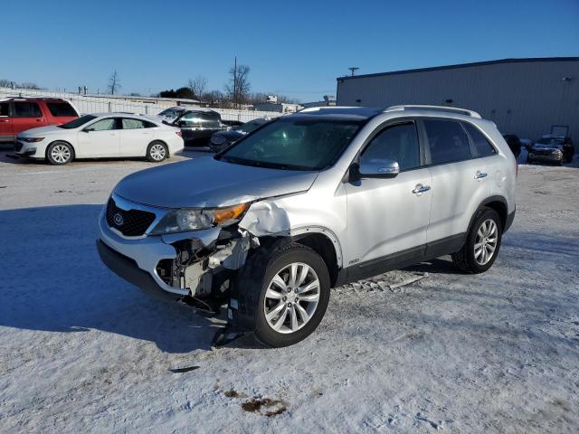 5XYKUCA16BG075031 - 2011 KIA SORENTO EX SILVER photo 1