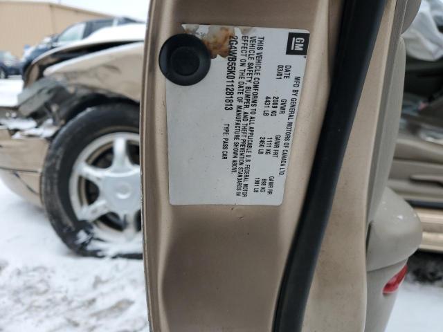 2G4WB55K011281813 - 2001 BUICK REGAL LS GOLD photo 12