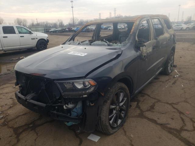 1C4SDJCT5EC594163 - 2014 DODGE DURANGO R/T GRAY photo 2