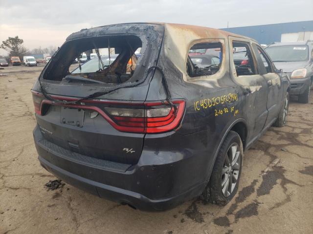 1C4SDJCT5EC594163 - 2014 DODGE DURANGO R/T GRAY photo 4