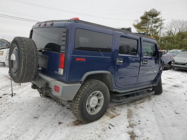 5GRGN23U17H102816 - 2007 HUMMER H2 BLUE photo 3