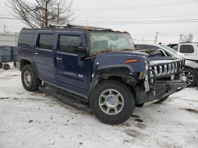 5GRGN23U17H102816 - 2007 HUMMER H2 BLUE photo 4