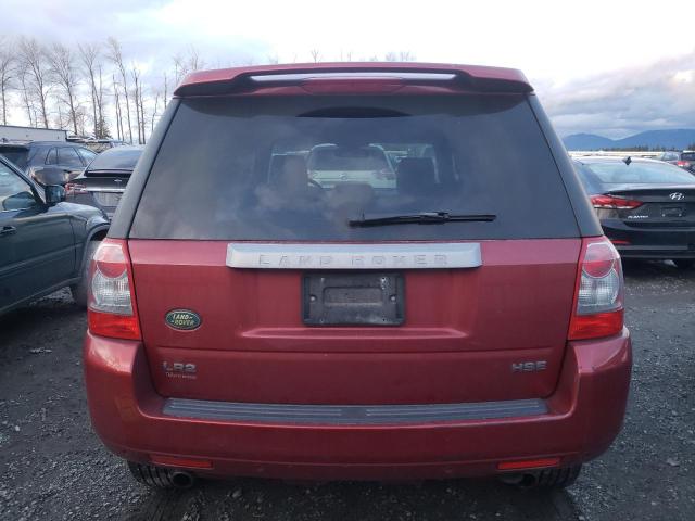 SALFT24N78H101691 - 2008 LAND ROVER LR2 HSE TECHNOLOGY RED photo 6