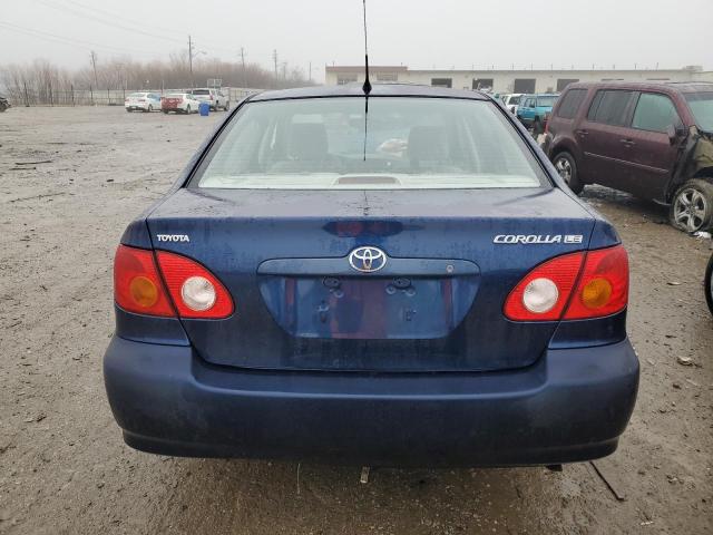 JTDBR32E030016454 - 2003 TOYOTA COROLLA CE BLUE photo 6