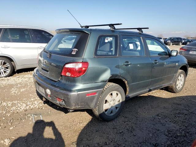 JA4LX31F65U028330 - 2005 MITSUBISHI OUTLANDER LS GREEN photo 3