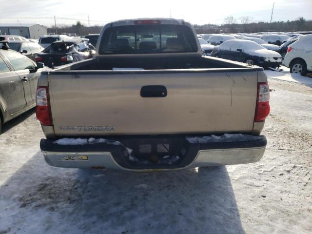 5TBRU34126S472585 - 2006 TOYOTA TUNDRA ACCESS CAB SR5 TAN photo 6