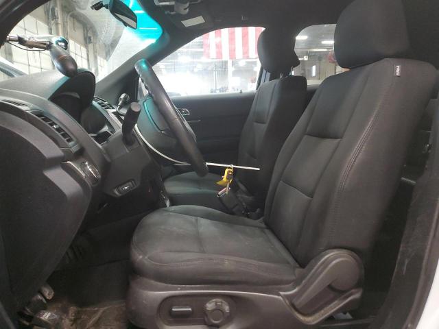 1FM5K8AR7GGD17296 - 2016 FORD EXPLORER POLICE INTERCEPTOR أبيض صورة 7