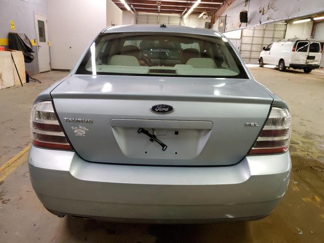 1FAHP24W88G147801 - 2008 FORD TAURUS SEL BLUE photo 6