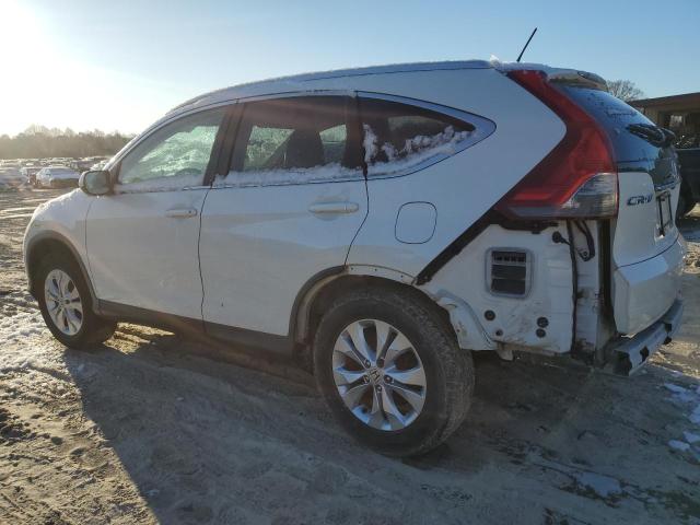 5J6RM4H76EL069358 - 2014 HONDA CR-V EXL WHITE photo 2