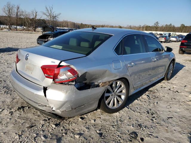 1VWCH7A39CC032565 - 2012 VOLKSWAGEN PASSAT SEL SILVER photo 3