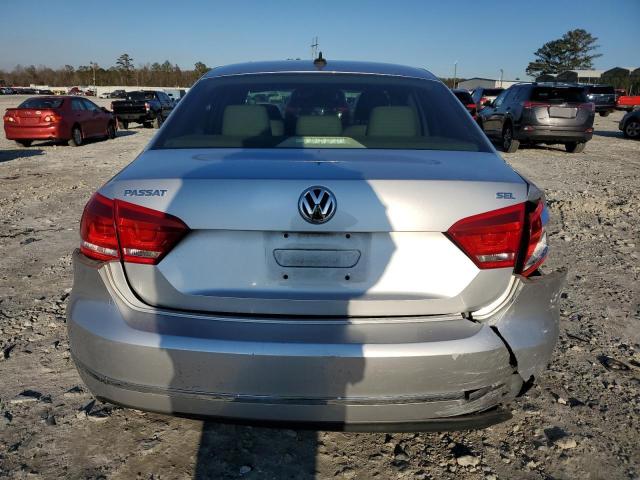 1VWCH7A39CC032565 - 2012 VOLKSWAGEN PASSAT SEL SILVER photo 6