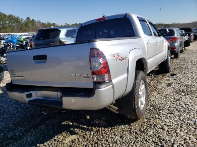 3TMJU4GN7CM138444 - 2012 TOYOTA TACOMA DOUBLE CAB PRERUNNER SILVER photo 3