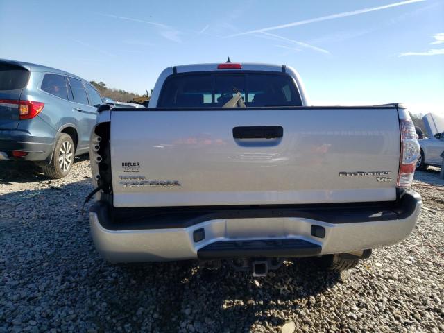 3TMJU4GN7CM138444 - 2012 TOYOTA TACOMA DOUBLE CAB PRERUNNER SILVER photo 6