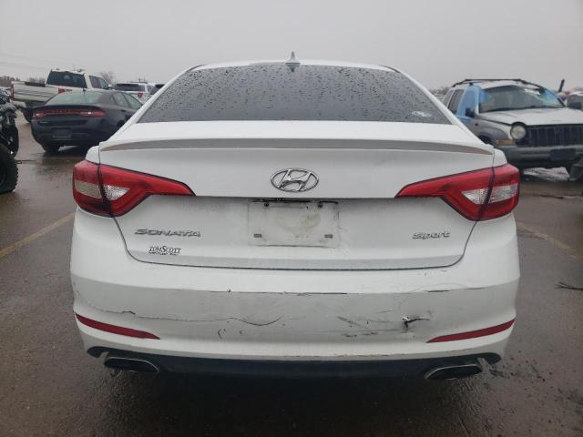 5NPE34AF2HH438444 - 2017 HYUNDAI SONATA SPORT WHITE photo 6