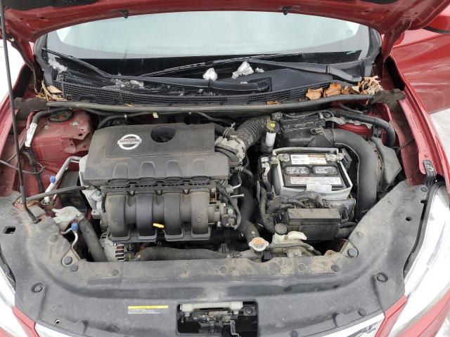 3N1AB7AP0EY233217 - 2014 NISSAN SENTRA S BURGUNDY photo 11