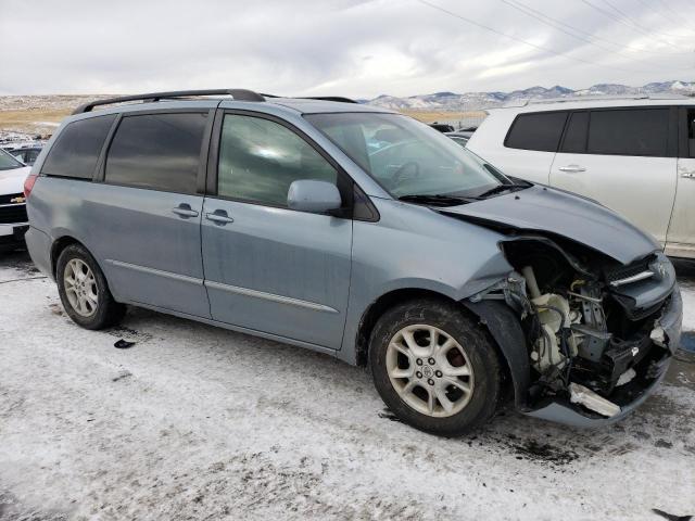 5TDZA22C24S032765 - 2004 TOYOTA SIENNA XLE BLUE photo 4