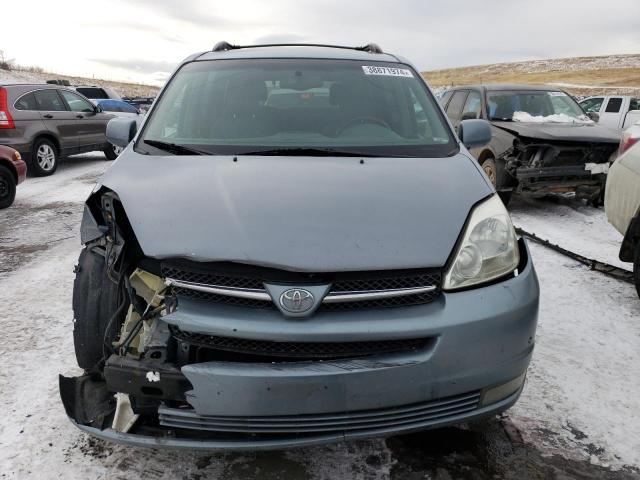 5TDZA22C24S032765 - 2004 TOYOTA SIENNA XLE BLUE photo 5