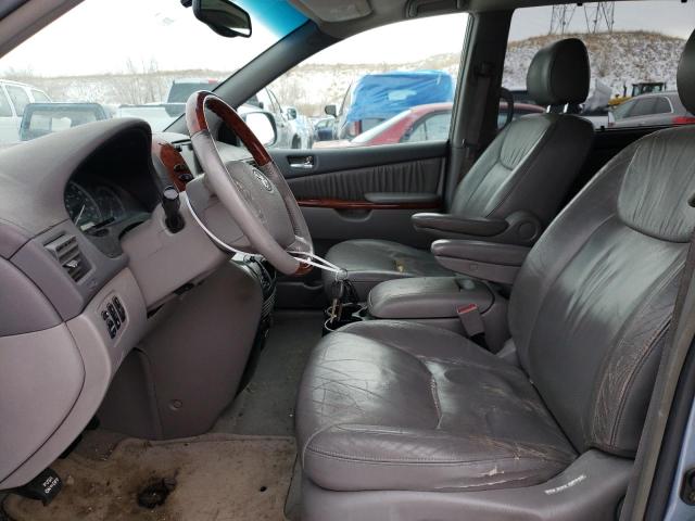 5TDZA22C24S032765 - 2004 TOYOTA SIENNA XLE BLUE photo 7