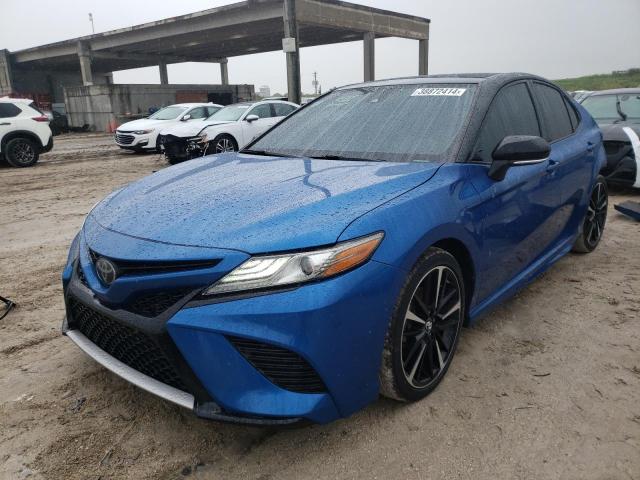 4T1B61HK8KU168379 - 2019 TOYOTA CAMRY XSE BLUE photo 1