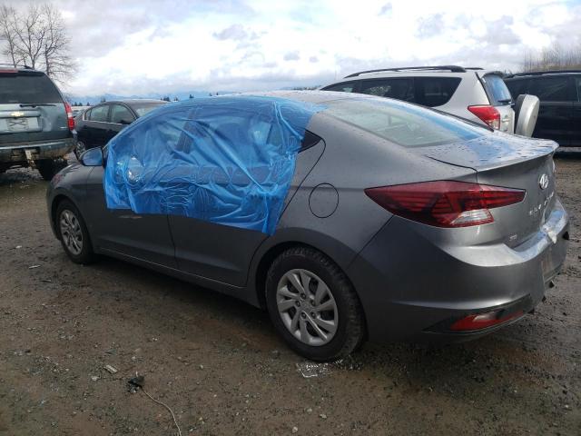 5NPD74LF4KH472731 - 2019 HYUNDAI ELANTRA SE GRAY photo 2