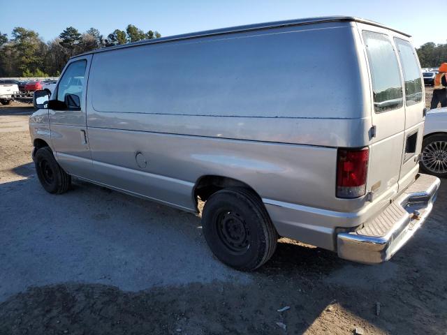 1FTRE14243HB55635 - 2003 FORD ECONOLINE E150 VAN SILVER photo 2