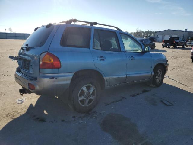 KM8SC13E34U792393 - 2004 HYUNDAI SANTA FE GLS BLUE photo 3