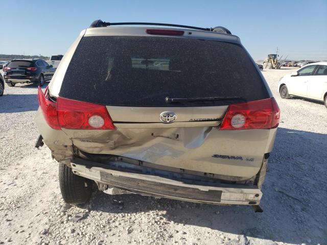 5TDZK23C58S182662 - 2008 TOYOTA SIENNA CE TAN photo 6