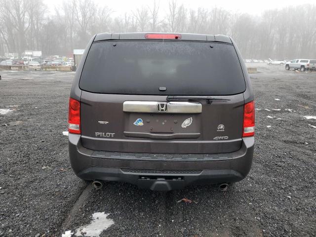 5FNYF4H51DB035176 - 2013 HONDA PILOT EXL GRAY photo 6