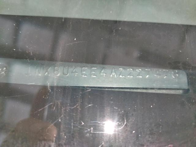 1NXBU4EE4AZ227478 - 2010 TOYOTA COROLLA BASE BLACK photo 12