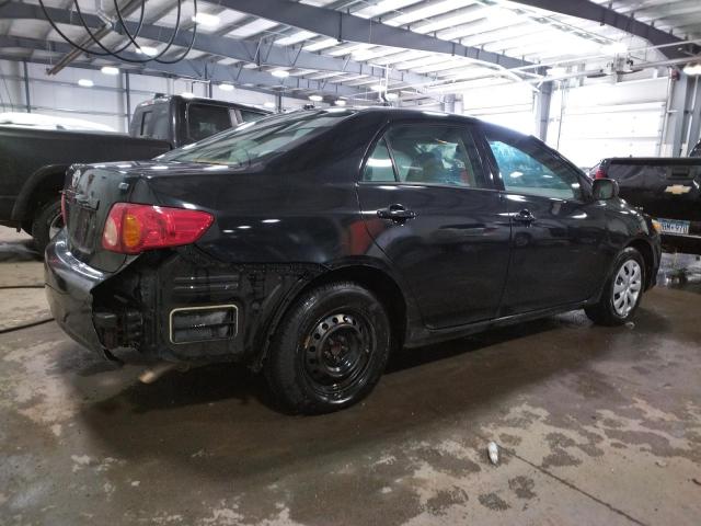 1NXBU4EE4AZ227478 - 2010 TOYOTA COROLLA BASE BLACK photo 3