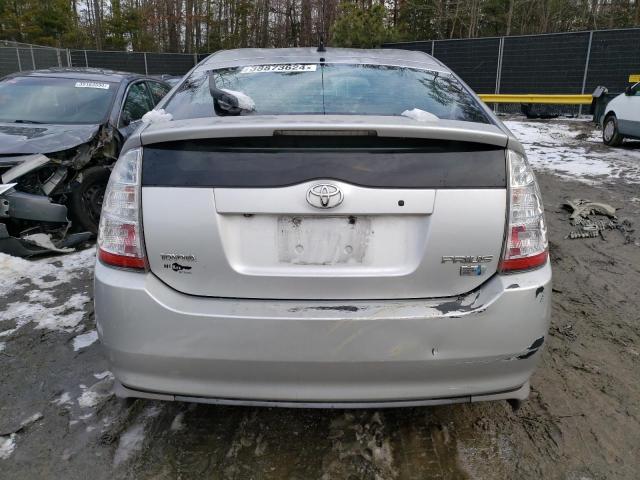 JTDKB20U383443481 - 2008 TOYOTA PRIUS SILVER photo 6