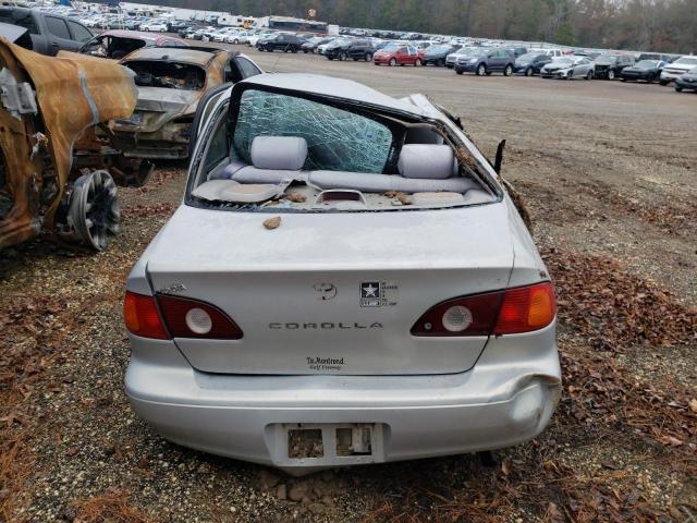 1NXBR12E12Z615807 - 2002 TOYOTA COROLLA CE SILVER photo 6