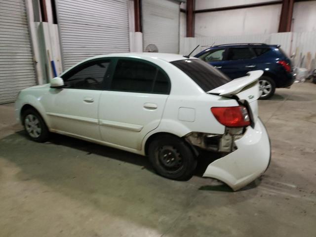 KNADH4A36B6959345 - 2011 KIA RIO BASE WHITE photo 2