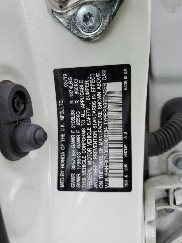 SHHFK7H38KU416764 - 2019 HONDA CIVIC LX WHITE photo 12