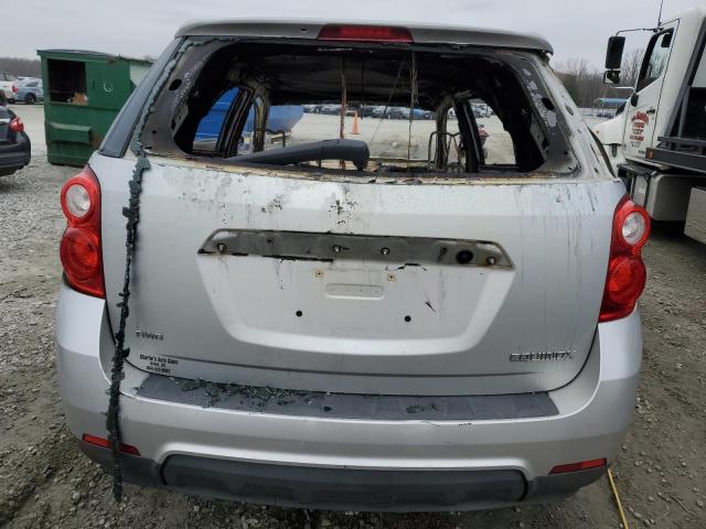 2CNFLCEC8B6371354 - 2011 CHEVROLET EQUINOX LS SILVER photo 6