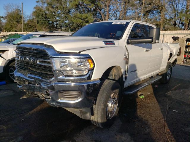 3C6UR5DL5KG544752 - 2019 RAM 2500 BIG HORN WHITE photo 1