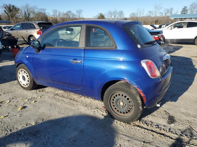 3C3CFFARXCT128415 - 2012 FIAT 500 POP BLUE photo 2