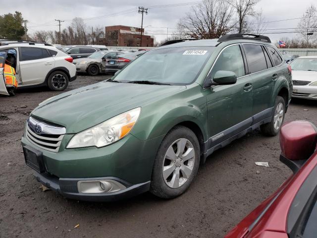 4S4BRBCCXB3360227 - 2011 SUBARU OUTBACK 2.5I PREMIUM GREEN photo 1