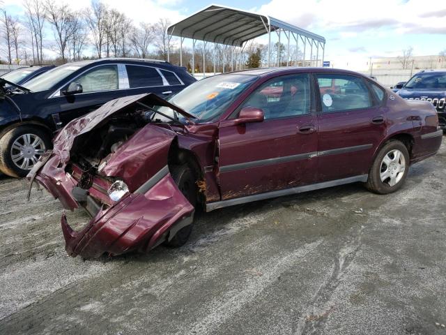 2G1WF52EX39378750 - 2003 CHEVROLET IMPALA BURGUNDY photo 1